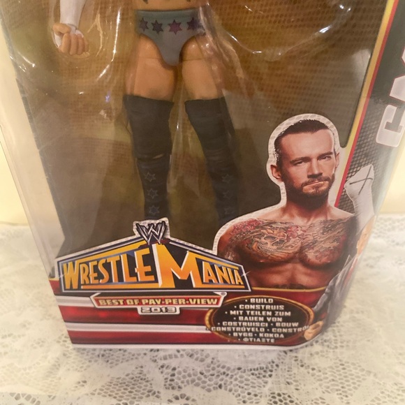New WWE Best of PPV Elite Wrestlemania 29 series-CM Punk Mattel - Picture 3 of 11